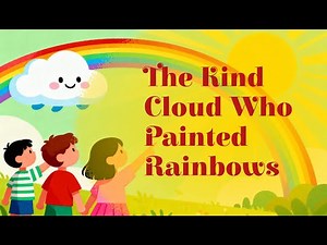 The Kind Cloud Who Painted Rainbows 🌈 | Heartwarming Moral Story for Kids | SparklePlay Kids