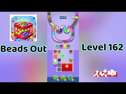 🎮 Beads Out Level 162 Walkthrough 🧩 | Tricky Bead Puzzle Solution | Mini Boss