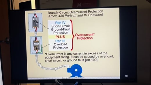 Chad German on Instagram: "🔌 2023 NEC Update: Motor Branch-Circuit Protection Clarified One of the big differences between a motor branch circuit and a typical branch circuit is where it’s considered to “start.” In a typical branch circuit, the circuit is considered to begin at the last overcurrent protection device (like a breaker or fuse). But for a motor branch circuit, the 2023 NEC adds clarity: it starts at the last short-circuit and ground-fault protection device (SCPD) for the motor. Why