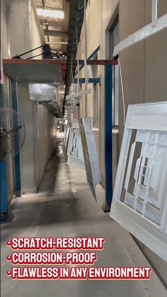 Reliable diffusers—see how they are powder-coated🤍💨#icool #diffuser #factory