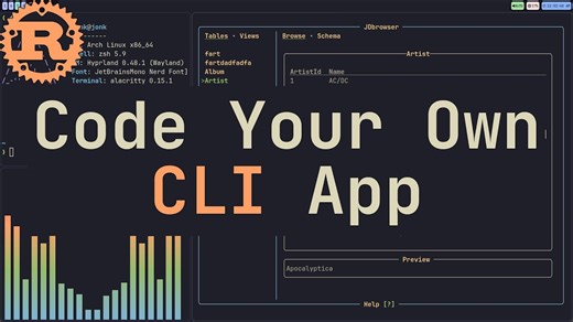 【双语 中配】🚀 用Rust打造炸裂版CLI！你的专属LS命令行工具诞生记🔥