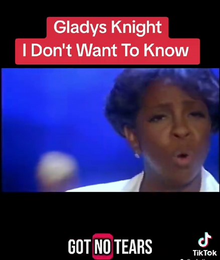 Gladys Knight's I Don't Want To Know: 90s R&B Classic