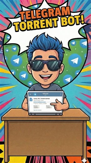 TechHackKiDuniya on Instagram: "Telegram torrent bot.... #trick #tipsandtricks #viral #tips #technology"