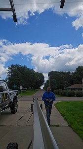 Couple hundred feet of gutters in 25 seconds! #GutterInstallation #GutterVideo #GutterHowTo #ViralVideo #GutterGuys #MPLSGutterCompany #SeamlessGutters | Call The Gutter Guys | Facebook