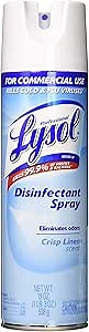 Lysol Disinfectant Spray, Crisp Linen, 19 Ounce, 3 Count
