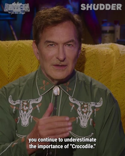 8.1K views · 104 reactions | Where does CROCODILE rank on your list of creature features?  Tune in for a new episode of #TheLastDriveIn next week. | Shudder | Facebook