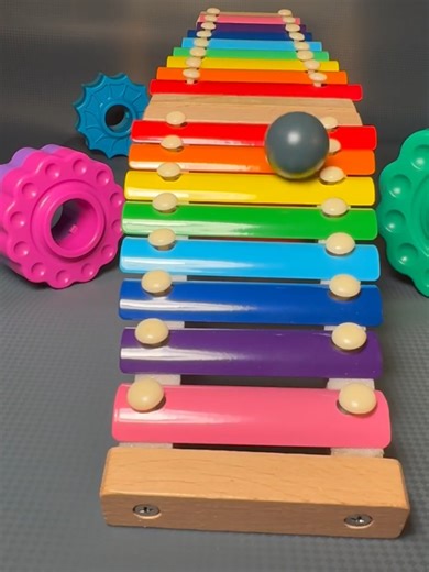 Colorful Wooden Xylophone Unboxing Experience