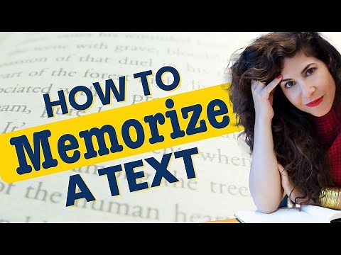 Learn how to memorize with me