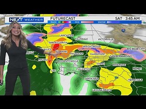 Tracking the heavy storm headed toward Southern California this weekend