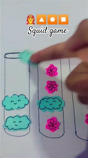 homemade DIY squid game👨‍🚒🔼⏺⏹