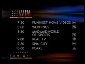 WIN Television Lineup and Ident 1997