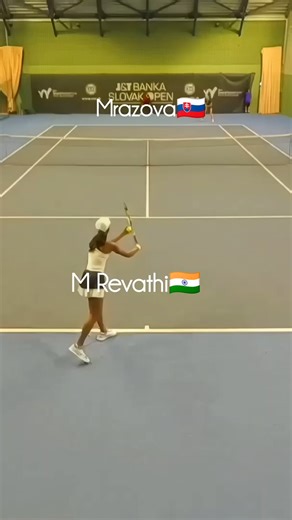 W75 Bratislava QR1: [3] Maaya Rajeshwaran Revathi 🇮🇳(663) def. Vanesa Mrazova 🇸🇰(NR) 6-0,6-0 | Indian Tennis Daily