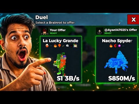 I Lost My Best Brainrot in PvP 😱 | Steal A Brainrot!