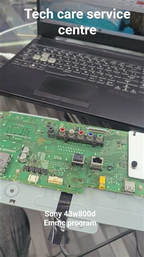 SONY 43W800D EMMC PROGRAM BY UFI#jamshedpur #jharkhand #sonyledtv #emmcrepair #minivlog #ytshorts