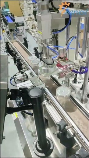 Boost Efficiency with Single Head Gripping Capper & Automatic Cap Lifting Machine #Shorts #Capper