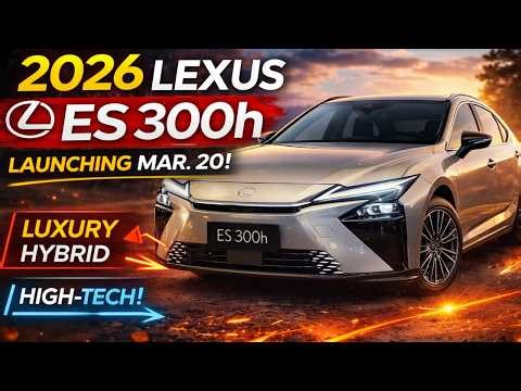 New Lexus ES 300h Launching on March 20 – Luxury Hybrid Sedan Preview