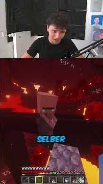 The villager betrayed me in the Nether 💀