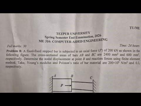 Assignment computer aided engineering (MEB23025)