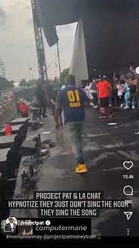 Boy please whatever! Project Pat and LA Chat perform Chickenhead