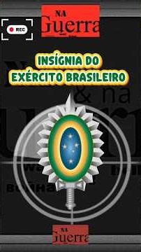 Insígnias do Exército Brasileiro.