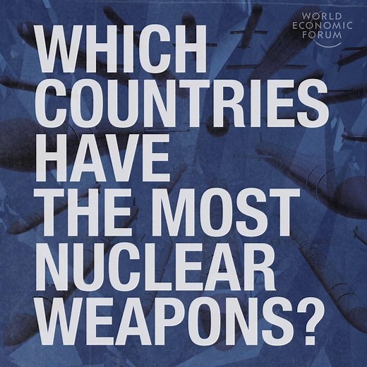 593K views · 4.8K reactions | These are the countries with the most nuclear warheads. | World Economic Forum | Facebook