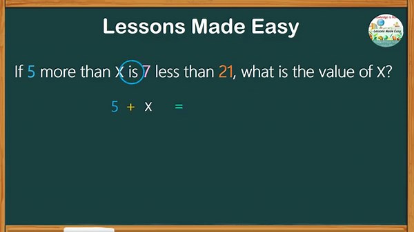 "How to Solve for X in Two Easy Word Problems | Algebra Made Simple!"