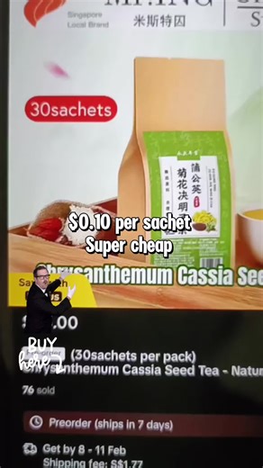 (30sachets per pack) Chrysanth#weeklywedrush #createtowin #tiktokshopsg #tiktokshopsingapore