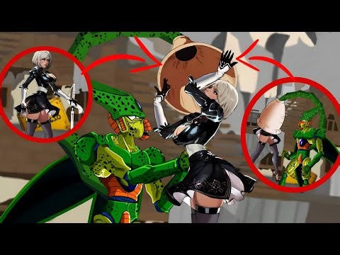 CELL TRIES TO ABSORB ANDROID 2B FROM NIER AUTOMATA | DRAGONBALL SPARKING ZERO
