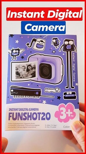 Funshot20 Instant Digital Camera | Best Budget Mini Camera for Quick Shots