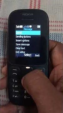 how to send the message in Nokia keypad mobile me message kaise bhejte hai