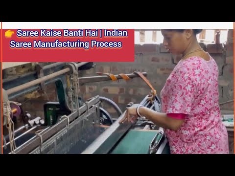 👉 Saree Manufacturing Factory Indian#factorysecrets #machine # SumaiyaTVNG