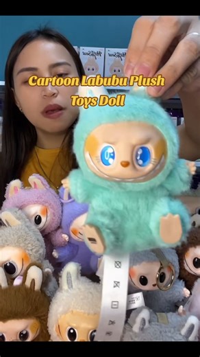 Cartoon Labubu Plush Toys: Fun Unboxing Experience