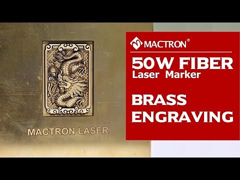 Mactron Laser | Brass Embossing Engraving 50W 3D Fiber Laser Engraving Machine