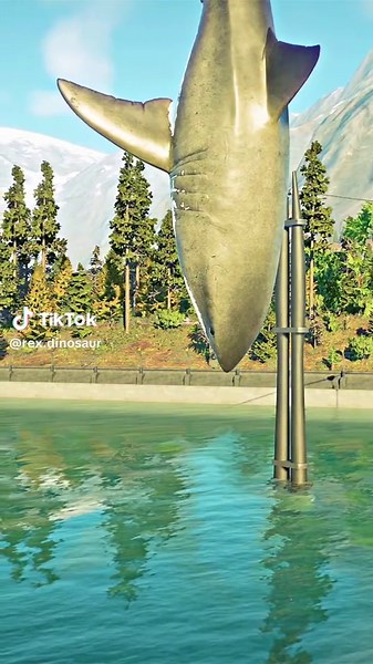 This is the giant Mosasaurus scary prev show in Jurassic World Evolution 2 #jurassicworldevolution2 #trex #jurassicworlddinosaurs #scaryvideos #mosasaurus