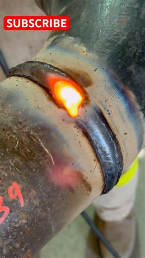 Process 5G possition Arc /Stick Welding cap pass #fypシ #foryou #beautiful #welder #skills #shorts