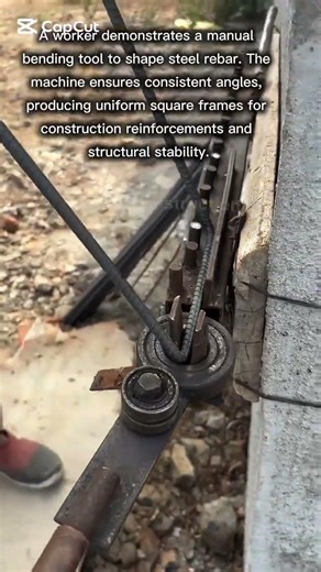 Efficient Manual Rebar Bending Techniques