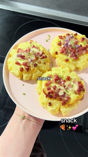 Mini Knödel Kloßteig Flammkuchen Rezept