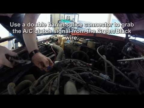 00-04 Nisan Xterra - Installing Electric Condenser Fan