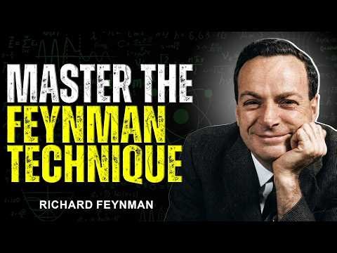 The Feynman Technique: How to Learn ANY Skill Fast | Richard Feynman Method . Learnfast