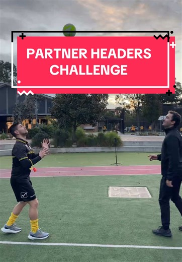 Football Header Challenge with Coaches Marino and Jacob