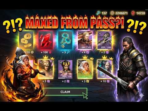 🔴 SFA FIGHT PASS MAX REWARDS😱 CRAZY LOOT ||#shadowfight4 #sfa