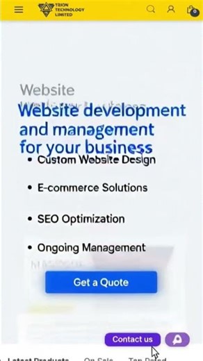Website development and management for your business