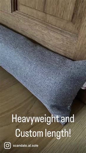 Tweed Draft Excluder: Long Door Snake, Weighted Wadding Filling - Etsy