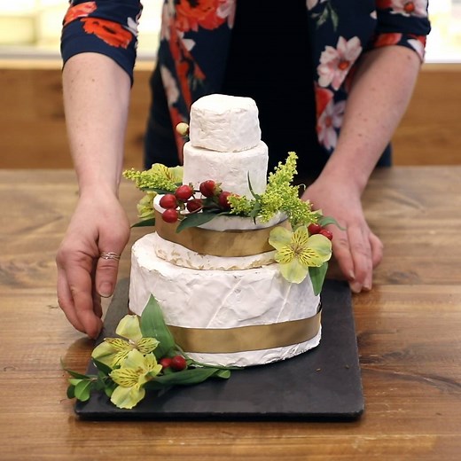 430K views · 40 reactions | This cheese tower cake is the ultimate way to wow your wedding guests! 燎 | In The Know | Facebook