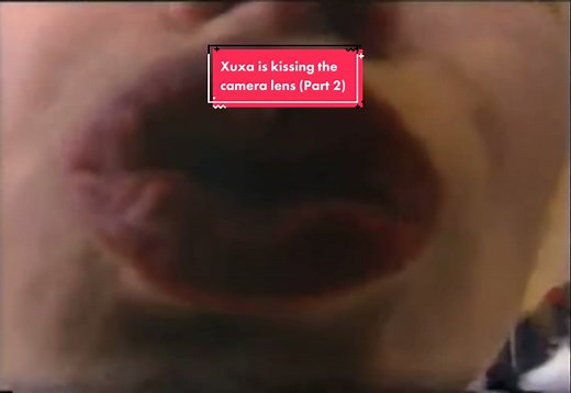 Xuxa is kissing the camera lens (Part 2). 👍❤️💋 #kissthecamera #foryou #kiss #pov #camera