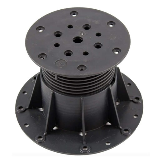 Reviews for The Tile Doctor Black 7.87 in. Plastic Adjustable Pedestal for Tile and Paver Pedestal System Adjusts up to 5.32 in. Height (24-Pieces) | Pg 1 - The Home Depot