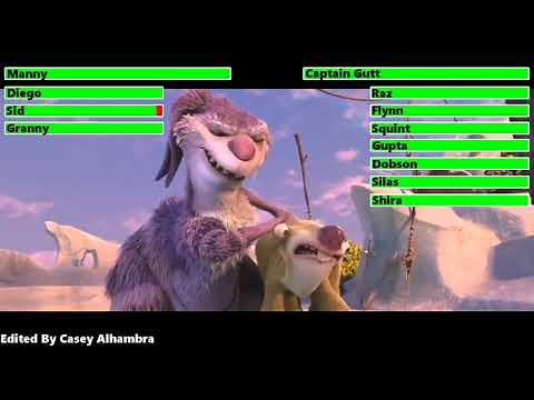 The Herd vs. Pirates (Second Fight) with healthbars