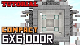 6X6 PISTON DOOR! Minecraft Blog