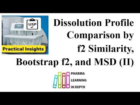 Dissolution Profile Comparison by f2 Similarity, Bootstrap f2, and MSD
