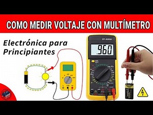 Como usar el Multímetro para Medir Voltaje de forma Fácil y Rápido 2023
